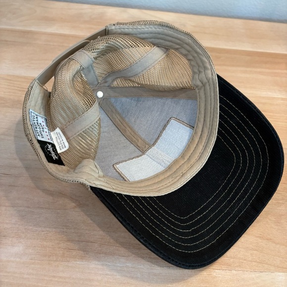 Authentic TAYLOR GUITARS Black Tan Trucker Mesh Men's Adjustable Hat - Picture 6 of 7